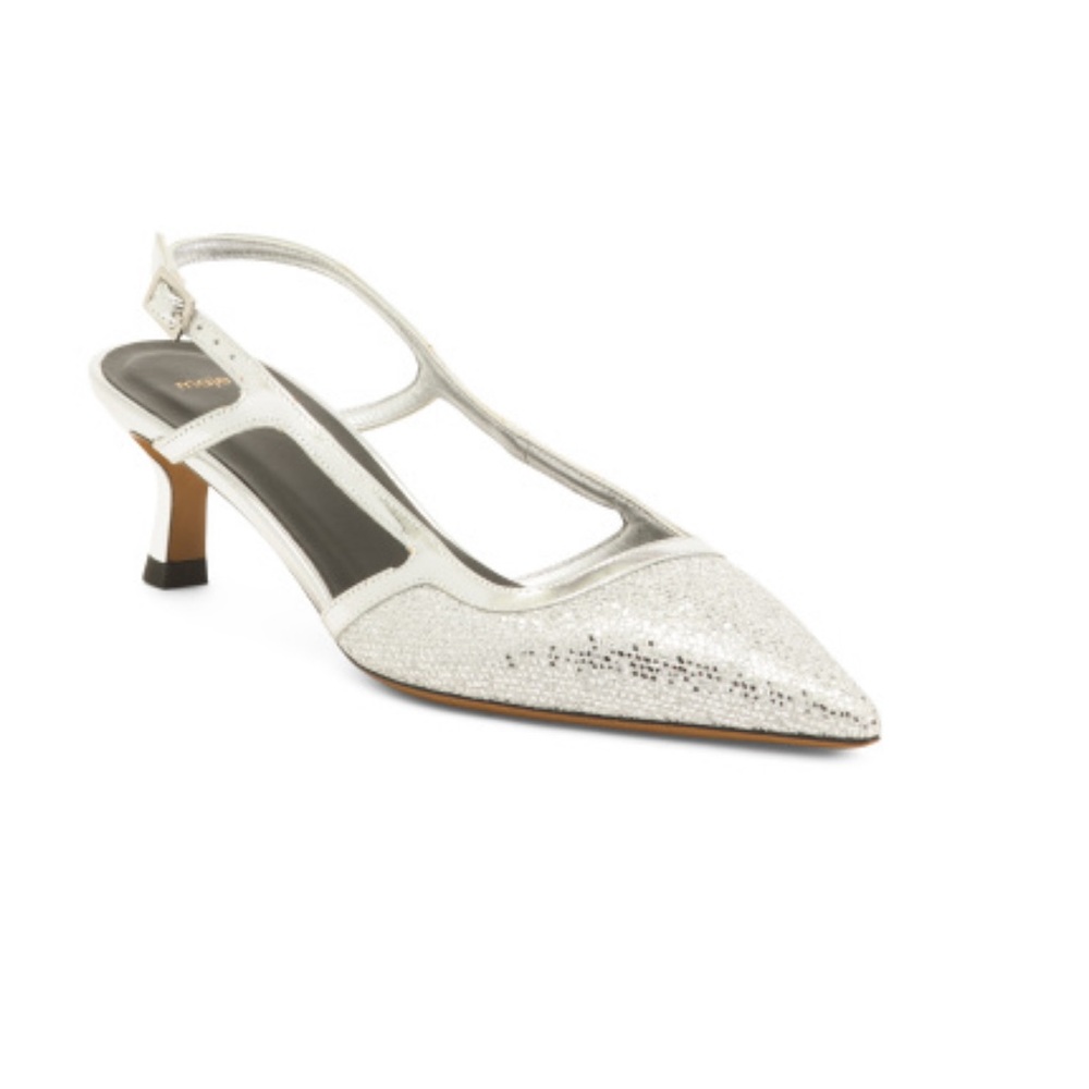 Maje Kitten Slingback Heels